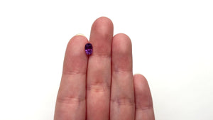 1.45ct 7.36x5.13x4.46mm Geometric Step Cut Sapphire 19528-01