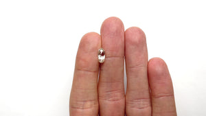 2.03ct 10.04x4.88x4.35mm VVS O-P Oval Briolette Cut 23898-01