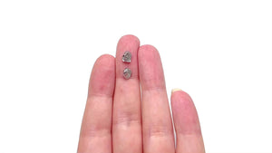 2.34cttw 2pc 6.61x5.00x4.38mm Polished Raw Diamond Matching Pair 🇨🇦 27981-01