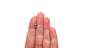 0.93ct 5.85x5.80x3.61mm Round Brilliant Sapphire 26524-25