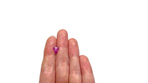 1.02ct 7.43x6.67x3.24mm Shield Step Cut Sapphire 27194-01