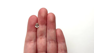 1.30ct 8.27x5.66x3.99mm SI1 Q-R Geo Pear Step Cut 🇨🇦 27579-01