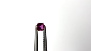 0.33ct 3.77x3.77x2.61mm Cut Corner Square Step Cut Sapphire 27955-21