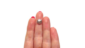 2.10ct 9.57x8.38x3.08mm Hexagon Rosecut 26781-09