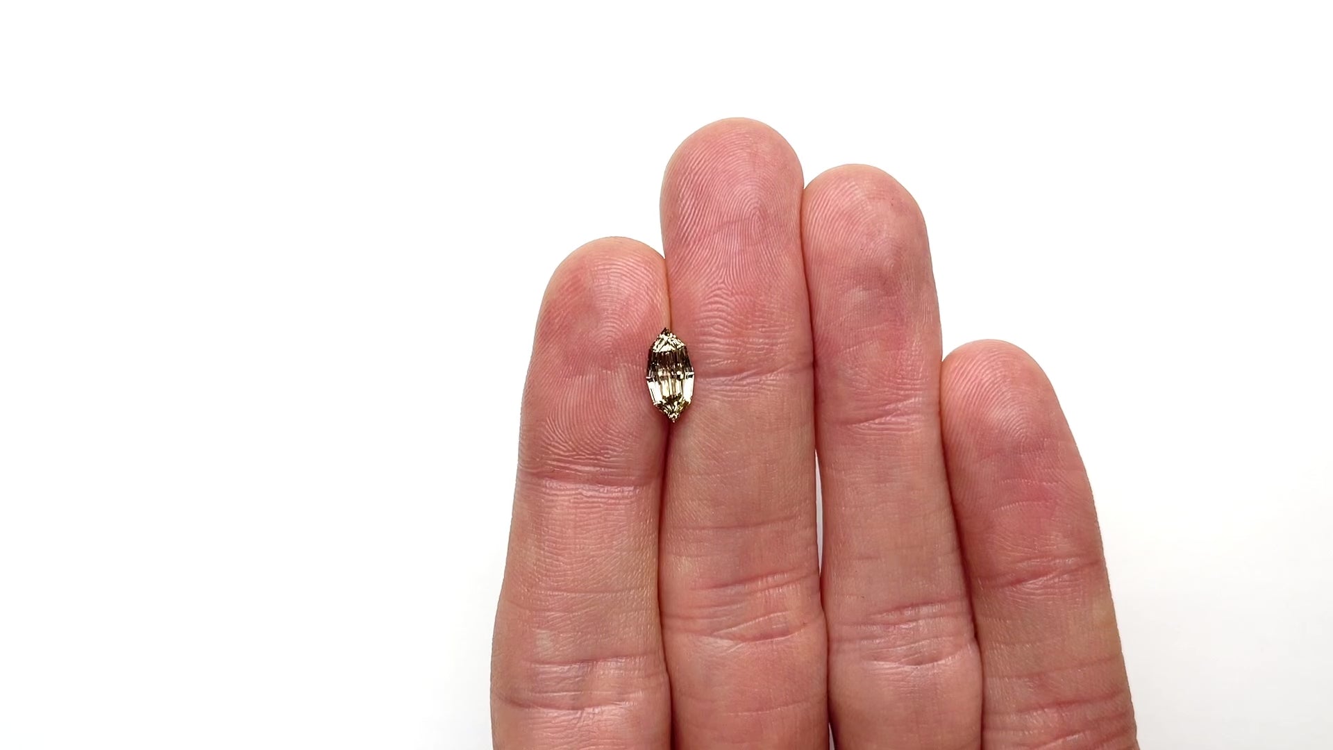 1.01ct 10.38x5.15x2.69mm SI1 C6 Geo Marquise Step Cut 27082-14