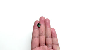 4.32ct 11.59x10.66x5.91mm Shield Step Cut Sapphire 25436-01