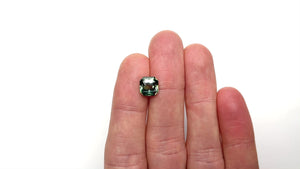 3.58ct 8.58x8.23x5.25mm Cut Corner Square Brilliant Sapphire 26370-01