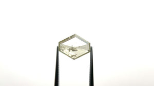 3.34ct 12.45x10.40x3.36mm Hexagon Rosecut 23177-03