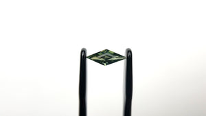 0.46ct 9.84x3.97x2.67mm Lozenge Step Cut Sapphire 25197-08