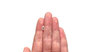 0.60ct 7.78x4.24x2.23mm SI1+ I Geo Pear Step Cut 23918-03