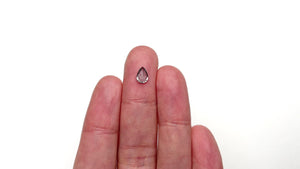 0.68ct 7.26x5.02x2.70mm Pear Rosecut Sapphire 24708-01