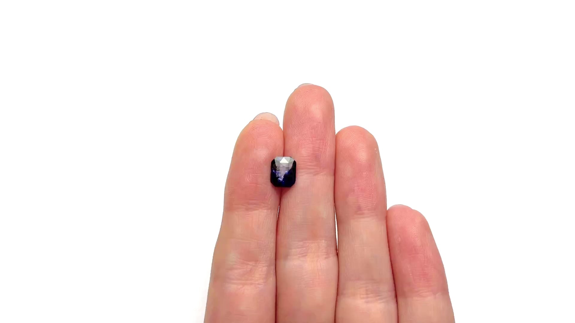 2.01ct 7.69x6.31x4.21mm Cut Corner Rectangle Brilliant Sapphire 27185-01