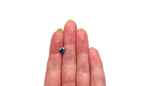 1.03ct 6.13x6.11x3.85mm Round Brilliant Sapphire 26524-04