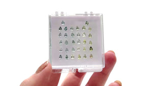 6.87cttw 32pc Pear Brilliant Sapphire Parcel 23666-04