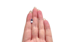 2.20ct 12.04x5.89x3.76mm Shield Step Cut Sapphire 28253-01