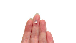 1.14ct 7.25x5.64x3.59mm Pear Double Cut 25807-35