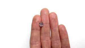 2.03ct 7.11x6.65x4.61mm GIA I2 Fancy Brownish Purplish Pink Cushion Brilliant 23911-01