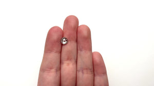 1.26ct 6.98x6.95x3.21mm Round Rosecut 🇨🇦 27599-01