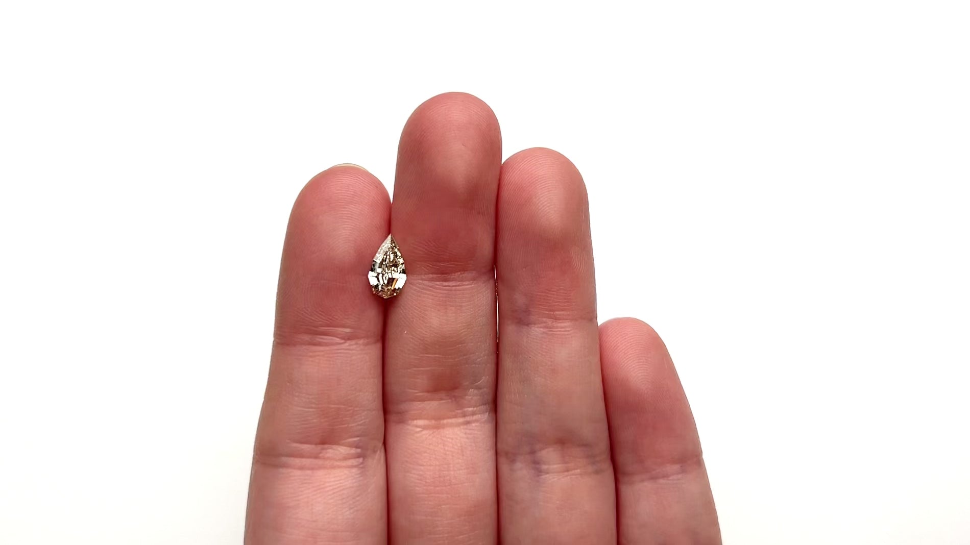 1.01ct 9.40x5.38x3.03mm SI1 S-T Geo Pear Step Cut 🇿🇦 27518-12