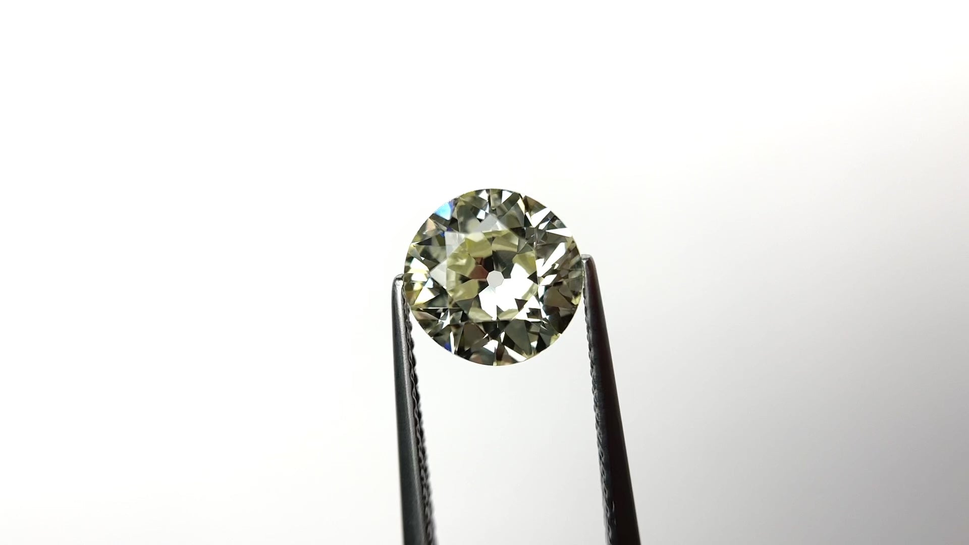 2.06ct 8.58x8.35x4.57mm GIA VS1 S-T Antique Old European Cut 23650-01