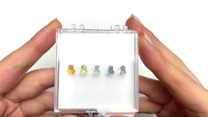 2.87cttw 5pc Penis Rosecut Sapphire Parcel 23385-00