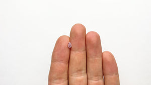 0.40ct 5.93x3.77x2.41mm GIA SI2 Fancy Pink Pear Brilliant 🇦🇺 24127-01