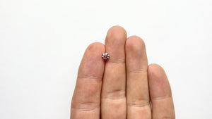 0.70ct 5.51x5.48x3.62 GIA SI1 Fancy Pink Round Brilliant 🇦🇺 24147-01