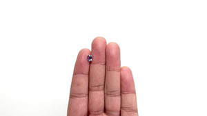 0.79ct 5.86x4.75x2.93mm Cut Corner Rectangle Step Cut Sapphire 24674-03