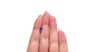 1.51ct 8.36x4.13x3.67mm Cut Corner Rectangle Step Cut Sapphire 28259-01