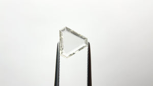 1.38ct 8.64x9.92x1.55mm Cut Corner Triangle Portrait Cut Sapphire 22420-01