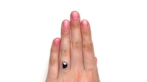 1.37ct 8.07x6.19x2.81mm Half Moon Double Cut 23186-07