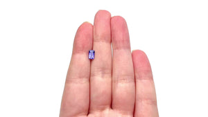 1.05ct 6.82x4.44x3.33mm Cut Corner Rectangle Step Cut Sapphire 27495-01