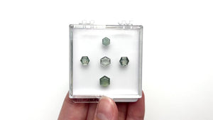 OFFLPAR 9.31cttw 5pc Hexagon Brilliant Sapphire Parcel 23670-22