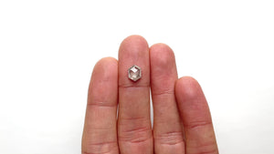 1.74ct 8.66x6.61x3.54mm Hexagon Rosecut 25807-08