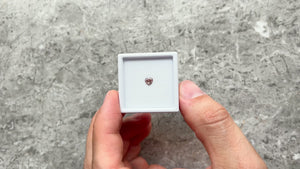 0.53ct 4.73x5.14x2.92mm GIA I1 Fancy Brown-Pink Heart Brilliant 🇦🇺 24115-01