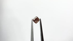 0.35ct 3.92x3.71x2.65mm GIA VS2 Fancy Brown-Pink Cushion Brilliant 🇦🇺 24124-01