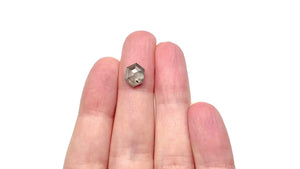 2.48ct 9.67x7.29x4.35mm Hexagon Rosecut 27536-58