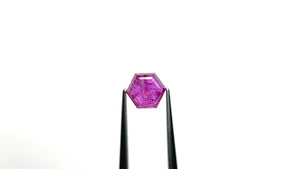 1.65ct 7.43x6.53x2.94mm Hexagon Portrait Cut Sapphire 23709-06