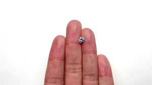 0.87ct 5.91x5.91x3.63mm Round Brilliant Sapphire 23784-05