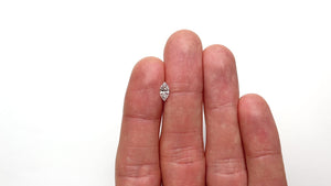 0.57ct 8.32x4.05x2.89mm GIA VS1 D Hexagon Brilliant 23791-01