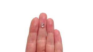 1.13ct 8.13x5.90x2.66mm Hexagon Rosecut 🇨🇦 28125-01