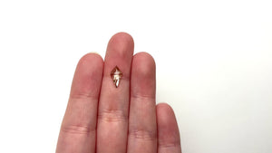 1.10ct 12.23x6.93x2.43mm Kite Rosecut 27537-25