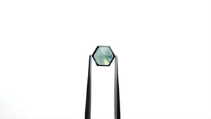 1.17ct 7.60x5.21x3.71mm Hexagon Step Cut Sapphire 26328-12
