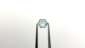 0.74ct 6.30x5.52x2.38mm Hexagon Step Cut Sapphire 23088-20