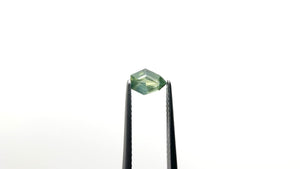 0.71ct 6.72x4.89x3.19mm Shield Step Cut Sapphire 25206-06