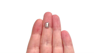 1.45ct 8.43x5.68x2.51mm Cut Corner Rectangle Rosecut 27536-53