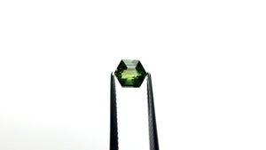 1.15ct 7.17x5.92x3.46mm Hexagon Step Cut Sapphire 25383-01
