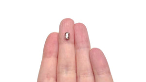 0.89ct 7.31x4.41x2.67mm Hexagon Step Cut 27538-40