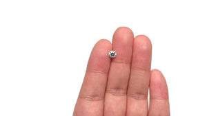 0.60ct 5.20x5.18x3.32mm Fancy Grey Round Brilliant 18968-21