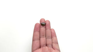 3.67ct 14.76x10.08x 2.70mm Shield Rosecut Sapphire 26327-07